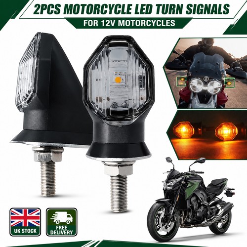 Pair motorbike amber led turn - pair,