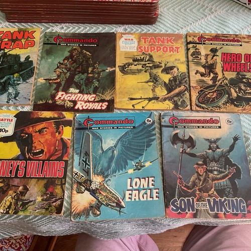 Commando and battle - and, magazines