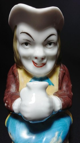 Evil faced antique toby - toby, jug