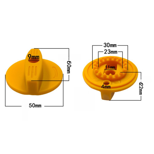 Plastic for chainsaw regulator - chainsaw,