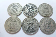 King George VI Lucky Sixpence