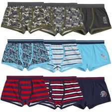 4Kidz Boys Underwear Boxers Cotton Rich Trunk Fit Boxer Shorts 3 Pairs
