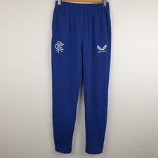 Rangers FC Tracksuit Bottoms Women's Size 10 Blue Castore Football Sports