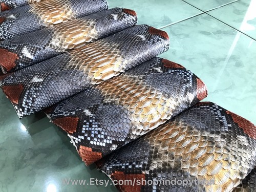 Genuine python leather exotic - leather,,