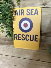 Air Sea Rescue RAF Steel Sign
