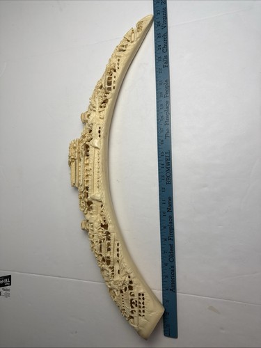 Vintage ivory colored resin - vintage, ivory-colored