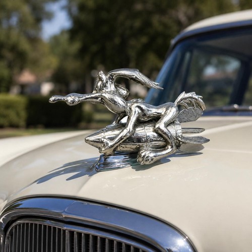 Hood ornament cartoon coyote - ornament,