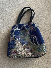 Pretty Sequins Peacock Evening Bag New
