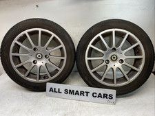SMART CAR 451 FORTWO 2007-2014 - 12 SPOKE FRONT ALLOY WHEELS  pair