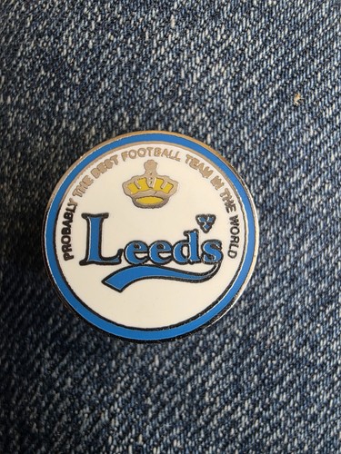 Leeds united enamel metal - leeds, fc