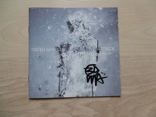 Robert del naja autograph - "3d",