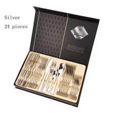 24pcs Stainless Steel Cutlery