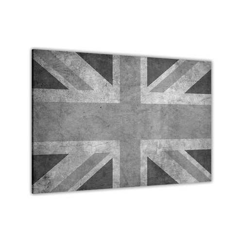 Union jack black white - black, &