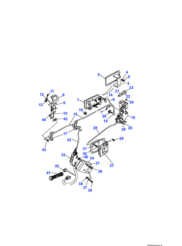 Land rover genuine - rover, actuator