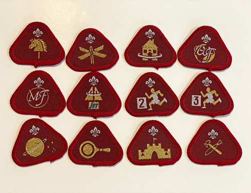 Scouts guides cloth patch - cloth,