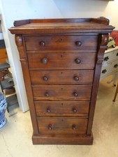 Victorian Rosewood Wellington Chest