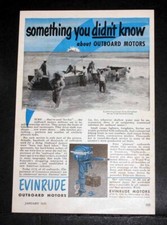 1952 OLD MAGAZINE PRINT AD