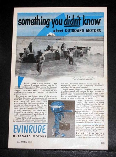 1952 old magazine print - old, ad