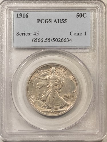 1916 walking liberty - 1916, half