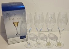 VILLEROY & BOCH La Divina Champagne Flute Glasses x4