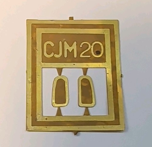 Cjm brass etched class side - etched, 20
