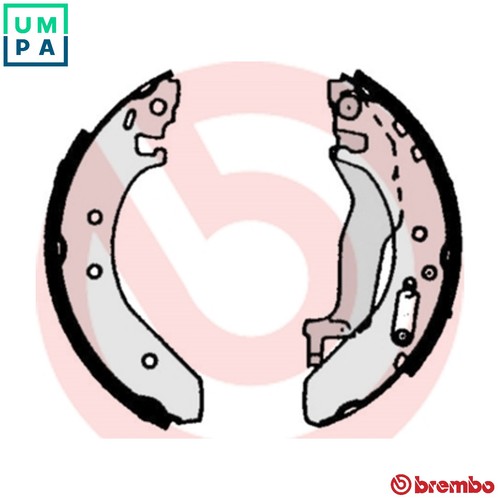 Brake shoe set 503 for - set,