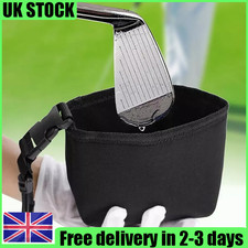 Golf Ball Cleaner Portable Golf Club Wash Bag Golf Club Washer & Clip UK~