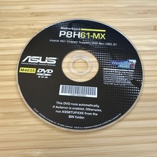 Asus P8H61-MX Motherboard Driver DVD-ROM Disk