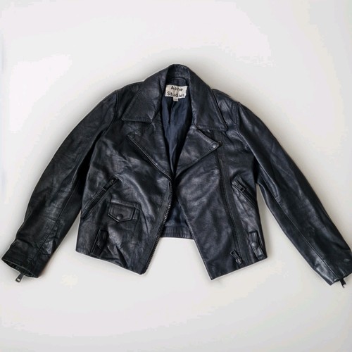 Acne studios leather biker - acne,