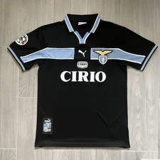 Retro Vintage Lazio Away Football Shirt 1998/00 Serie A size small immaculate