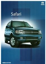 Tata Safari DiCOR 2008 Export Markets Single Sheet Sales Brochure In English