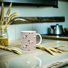 Rustic Farmhouse Sheep Mug -
