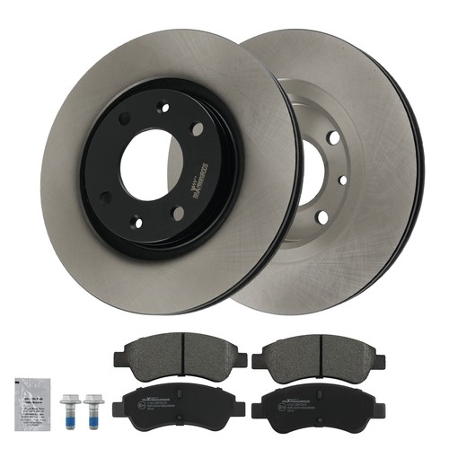 Front vented brake discs pads - vented,