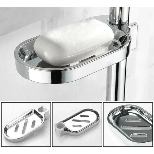 Silver soap dish for shower - soap,