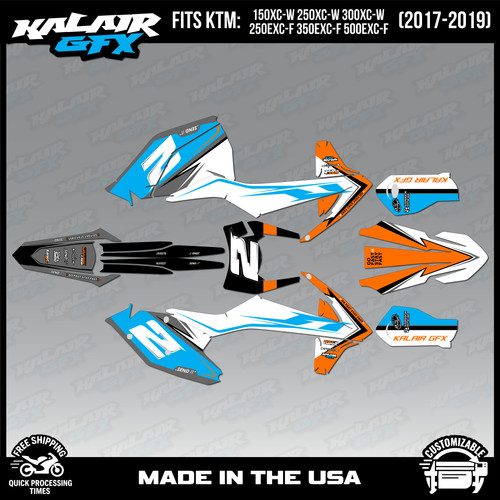 Graphics kit for ktm - graphics,