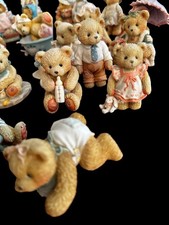 Cherished Teddies teddy Bear Figurines collection of 25 figures vintage 1990s