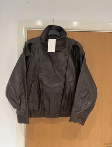 Zara brown faux - zara, leather