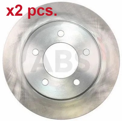 Pcs front brake disc rotos - x2,