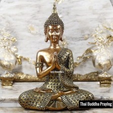 Thai buddha praying meditating - thai,