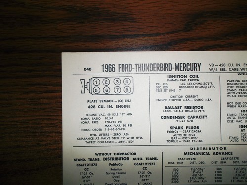 1966 ford thunderbird - 1966,