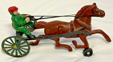 Antique Cast Iron Horse Drawn