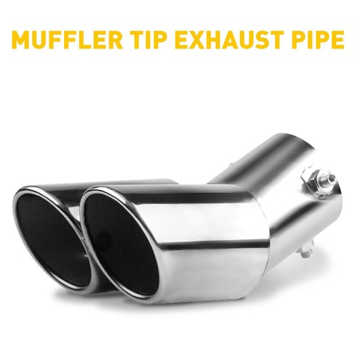 Twin exhaust pipes muffler - exhaust,