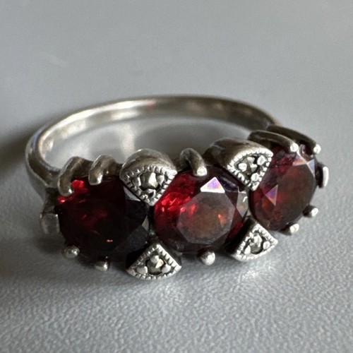 Sterling silver 925 garnet - garnet, &