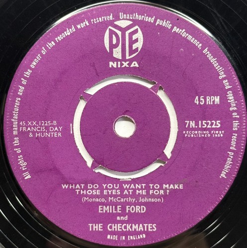 Emile ford what - 'what, do