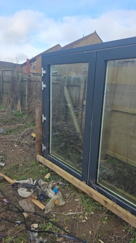 Aluminium french door triple - french,