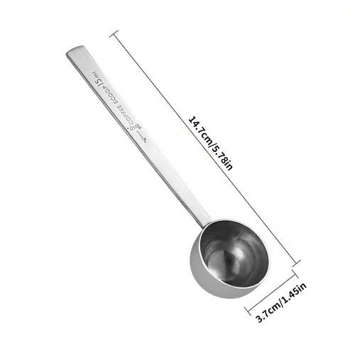 Stainless steel coffee scoop - coffee,