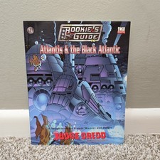 Judge Dredd RPG The Rookie's Guide to Atlantis & the Black Atlantic D20 Rare