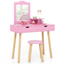 Kid Vanity Table Chair Set