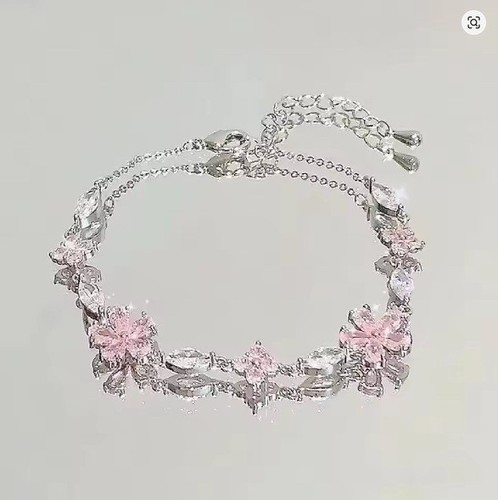 Sparkling pink flower - pink,