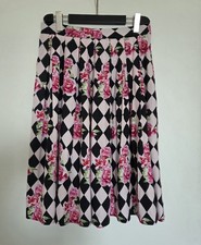 HELL BUNNY pleated midi cotton